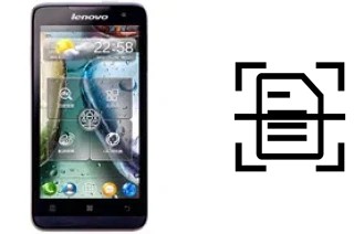Escanear documento en un Lenovo P770