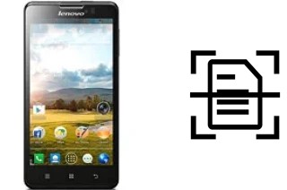 Escanear documento en un Lenovo P780