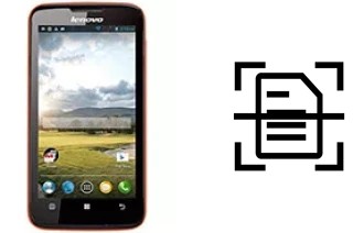 Escanear documento en un Lenovo S750