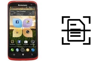Escanear documento en un Lenovo S820