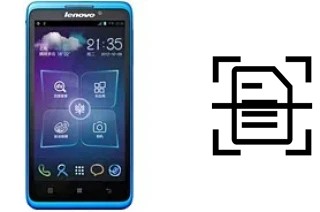 Escanear documento en un Lenovo S890