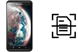 Escanear documento en un Lenovo S930