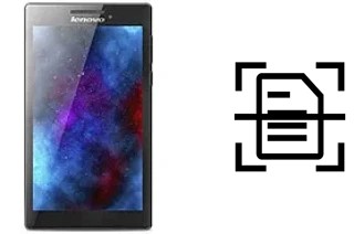 Escanear documento en un Lenovo Tab 2 A7-30