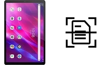 Escanear documento en un Lenovo Tab K10