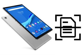 Escanear documento en un Lenovo Tab M10 FHD Plus LTE