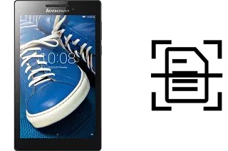 Escanear documento en un Lenovo Tab 2 A7-20