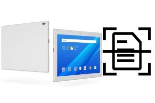 Escanear documento en un Lenovo Tab4 10