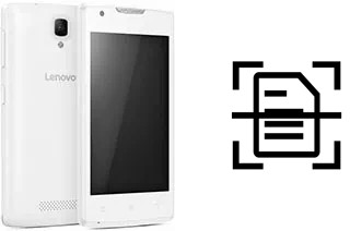 Escanear documento en un Lenovo Vibe A