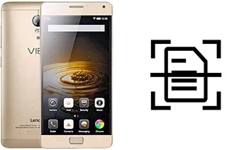 Escanear documento en un Lenovo Vibe P1 Turbo