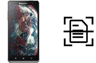 Escanear documento en un Lenovo Vibe Z K910