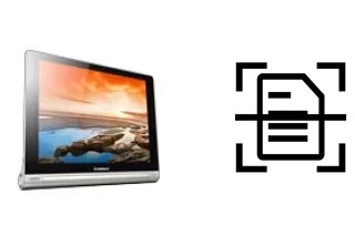 Escanear documento en un Lenovo Yoga Tablet 10