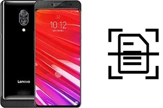 Escanear documento en un Lenovo Z5 Pro