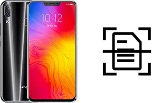Escanear documento en un Lenovo Z5