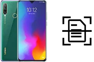 Escanear documento en un Lenovo K10 Plus