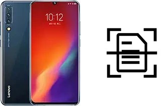 Escanear documento en un Lenovo Z6