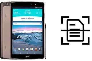 Escanear documento en un LG G Pad II 8.3 LTE