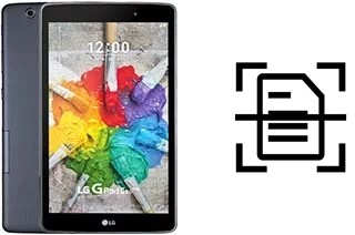 Escanear documento en un LG G Pad III 8.0 FHD