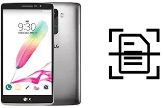 Escanear documento en un LG G4 Stylus