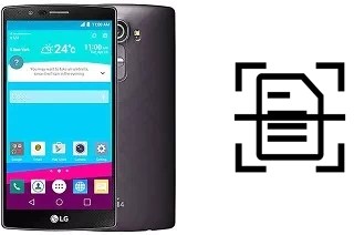 Escanear documento en un LG G4 Dual