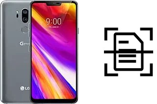 Escanear documento en un LG G7 ThinQ