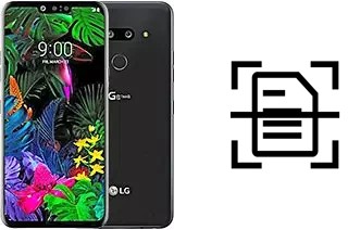 Escanear documento en un LG G8 ThinQ