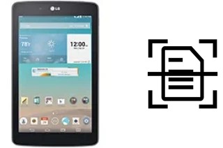 Escanear documento en un LG G Pad 7.0 LTE