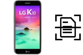 Escanear documento en un LG K10 Novo