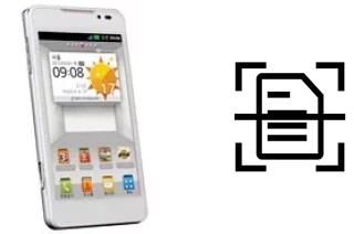 Escanear documento en un LG Optimus 3D Cube SU870