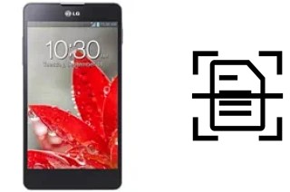 Escanear documento en un LG Optimus G E975