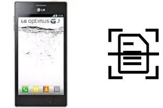 Escanear documento en un LG Optimus GJ E975W