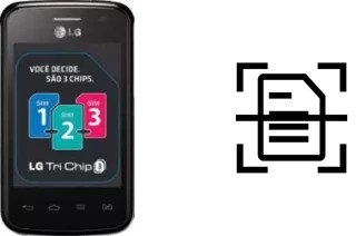 Escanear documento en un LG Optimus L1 II Tri