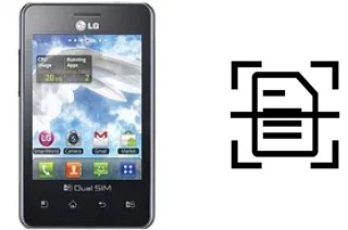 Escanear documento en un LG Optimus L3 E405