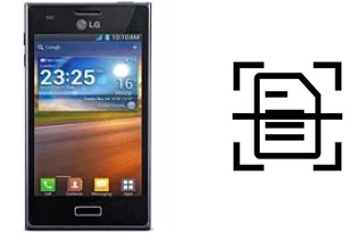 Escanear documento en un LG Optimus L5 E610