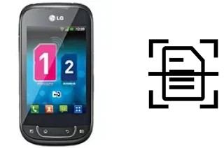 Escanear documento en un LG Optimus Net Dual