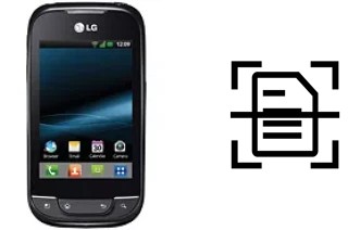 Escanear documento en un LG Optimus Net