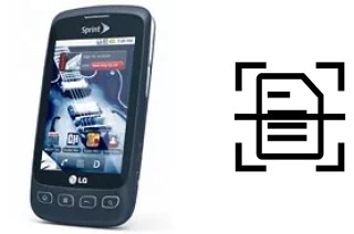 Escanear documento en un LG Optimus S