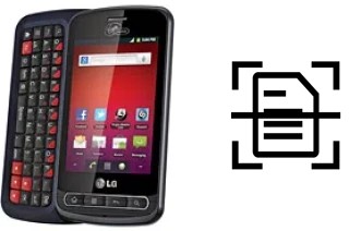 Escanear documento en un LG Optimus Slider