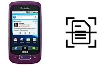 Escanear documento en un LG Optimus T