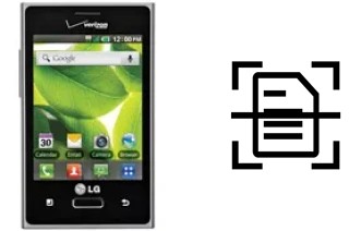 Escanear documento en un LG Optimus Zone VS410