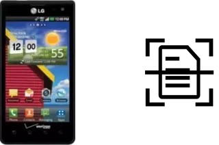 Escanear documento en un LG Optimus Zone