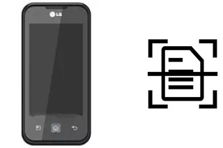 Escanear documento en un LG Univa E510
