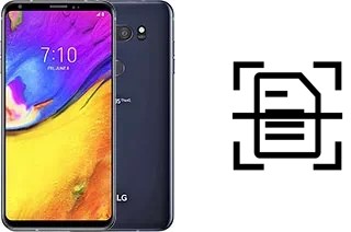 Escanear documento en un LG V35 ThinQ