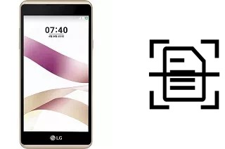 Escanear documento en un LG X Skin