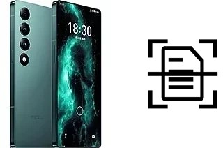 Escanear documento en un Meizu 20 Infinity