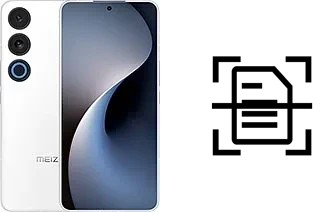 Escanear documento en un Meizu 21 Note