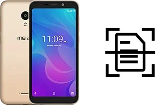 Escanear documento en un Meizu C9 Pro