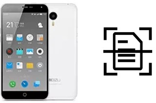 Escanear documento en un Meizu M1 Note