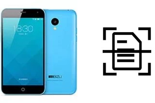 Escanear documento en un Meizu M1