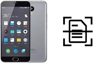 Escanear documento en un Meizu M2 Note