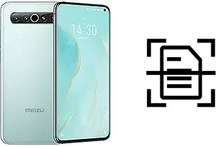 Escanear documento en un Meizu 17 Pro